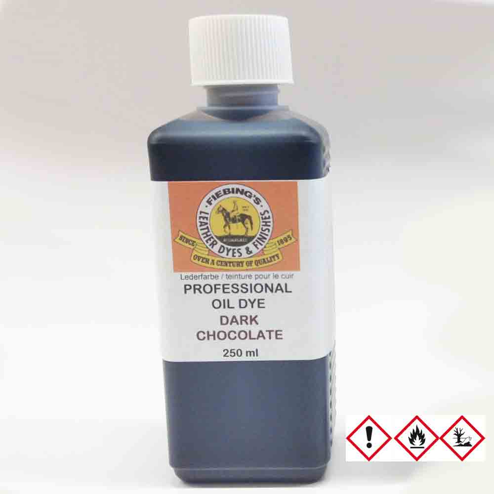Fiebing's Professional Oil Dye  DARK CHOCOLATE 250 ml Schwarzer Schokoladenbraun